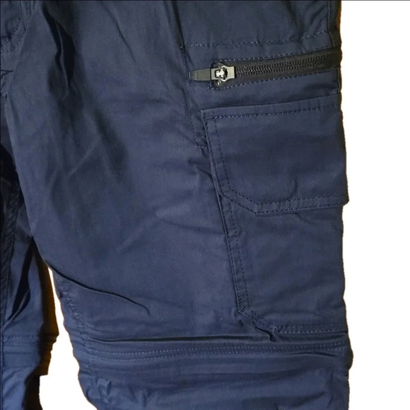 B.C. Clothing Co. Men's Navy Blue Belted Convertible Cargo Pants Mx30 - Picture 5 of 14